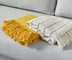 Minimalist Stripe Throws