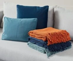 Woven Fringe Throws