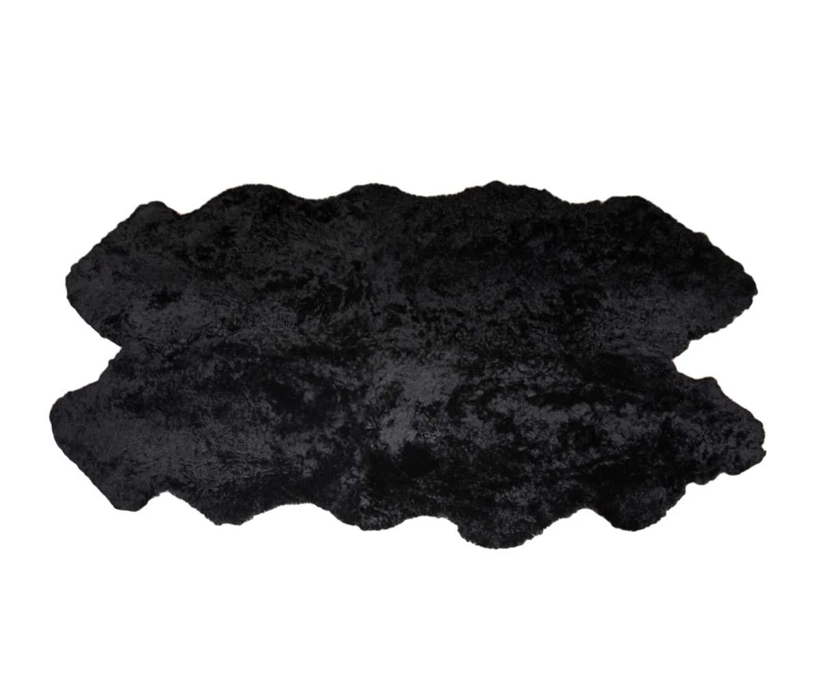 Curly Quad Pelt - Black 4 Curly Quad Pelt - Black - Image 2