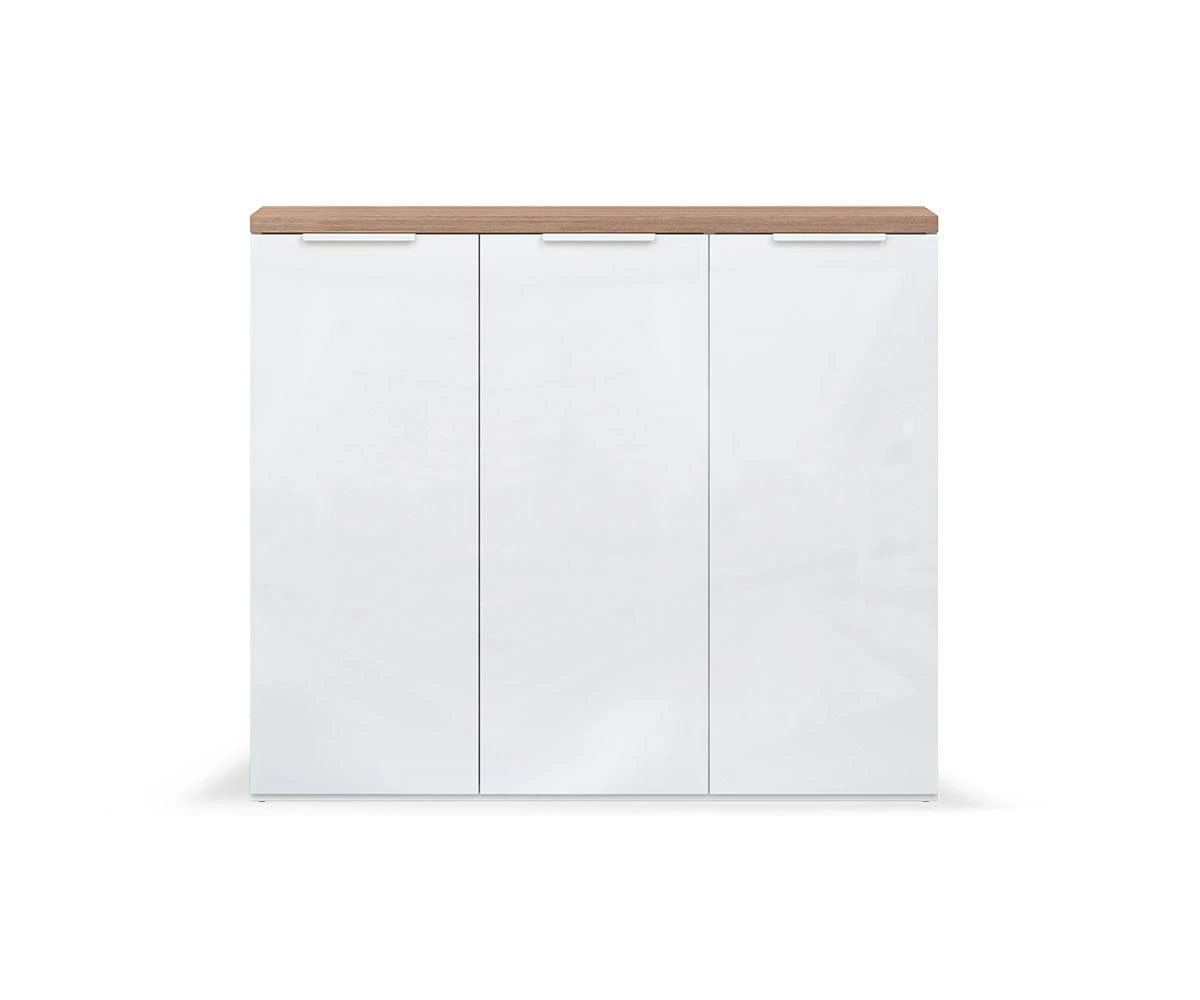 Oakley 3-Door Shoe Cabinet 3 Oakley 3-Door Shoe Cabinet