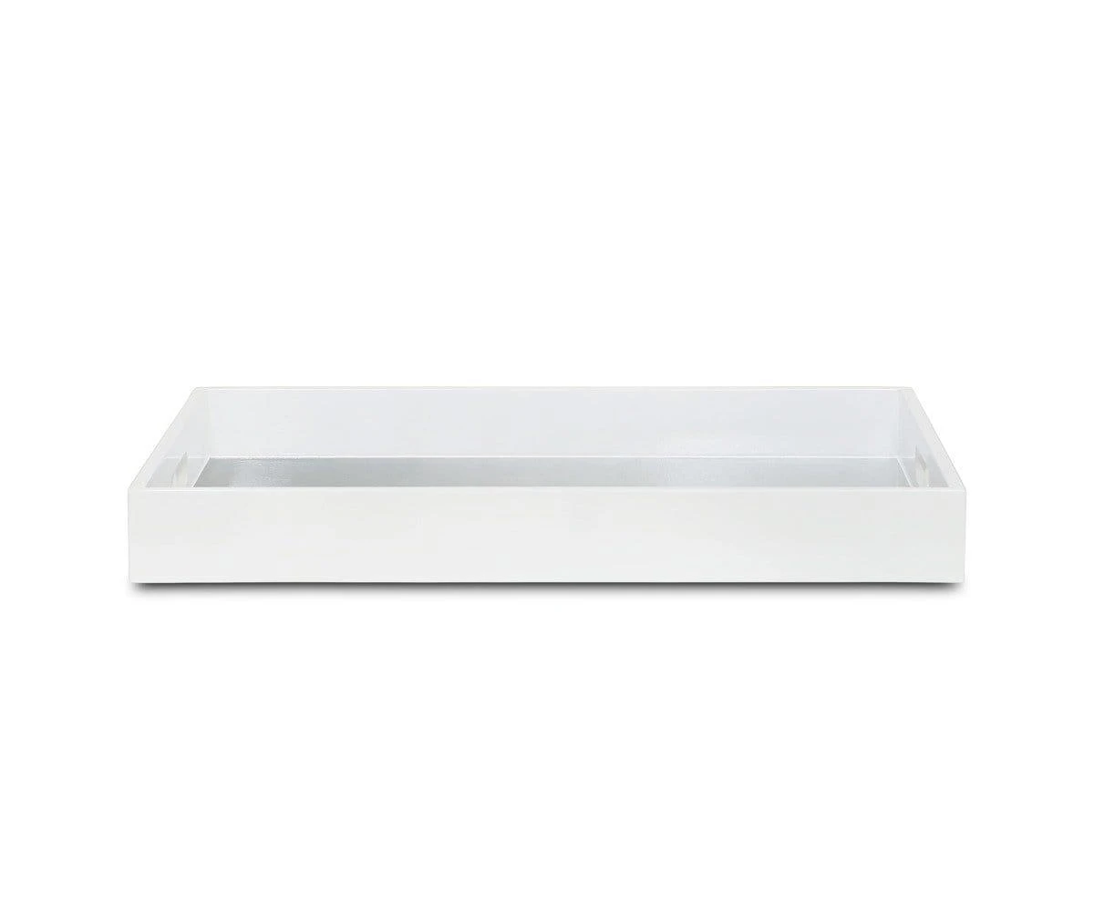Rectangular Silver Leaf Tray