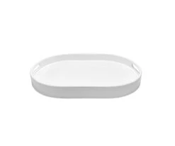 Oval Lacquer Tray -Home Decor Fashion Store C57 OL07 21WH 01