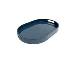 Oval Lacquer Tray -Home Decor Fashion Store C57 OL08 21BU 02