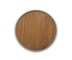 Round Lacquer Trim Tray -Home Decor Fashion Store C57 RoundLacquerTrimTray C57 RD04 21LTBU2
