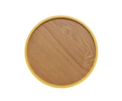 Round Lacquer Trim Tray -Home Decor Fashion Store C57 RoundLacquerTrimTray C57 RD05 21YE
