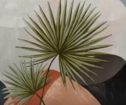 Moonlit Fronds Oil Painting -Home Decor Fashion Store F27 K2 2883N 4C 3a