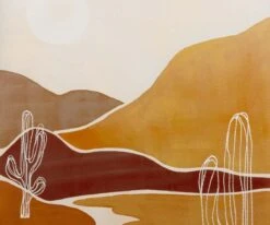 Desert Oil Painting -Home Decor Fashion Store F27 V2 3005N 2C 3a