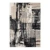 Karastan Epiphany Brush Strokes Rug - Soot -Home Decor Fashion Store K01 BrushStrokes Soot 01