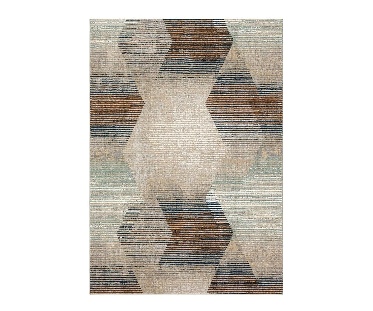Karastan Epiphany Precarious Rug - Stria Frost Grey 3 Karastan Epiphany Precarious Rug - Stria Frost Grey