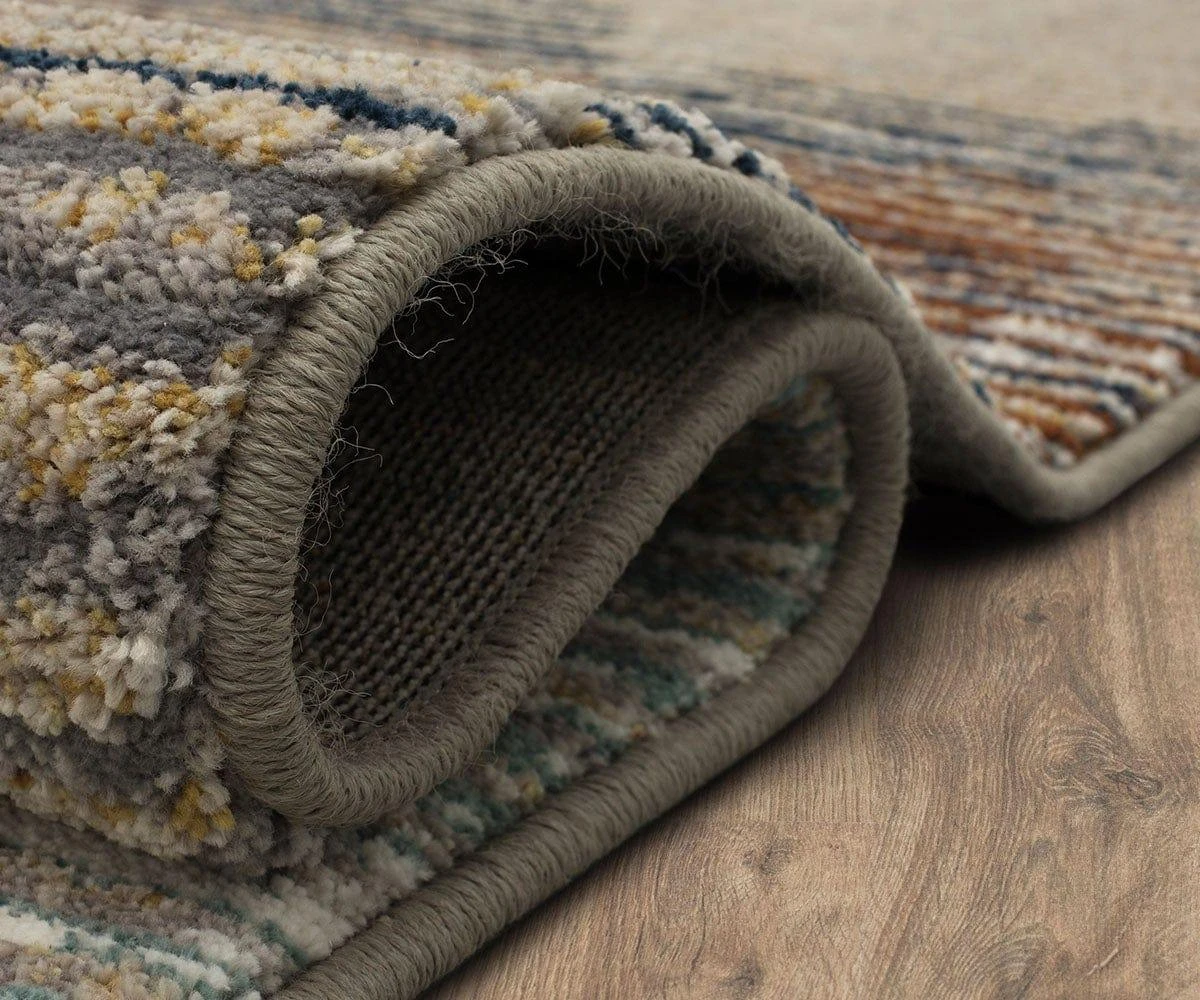 Karastan Epiphany Precarious Rug - Stria Frost Grey 7 Karastan Epiphany Precarious Rug - Stria Frost Grey - Image 5