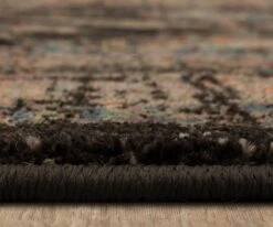 Karastan Estate Somersby Rug - Black -Home Decor Fashion Store K01 Somersby Black 02