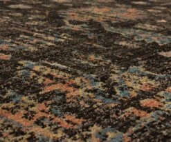 Karastan Estate Somersby Rug - Black -Home Decor Fashion Store K01 Somersby Black 03