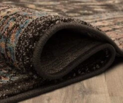 Karastan Estate Somersby Rug - Black -Home Decor Fashion Store K01 Somersby Black 05