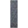 Karastan Tangier Spartel Rug Runner - Blue Steel