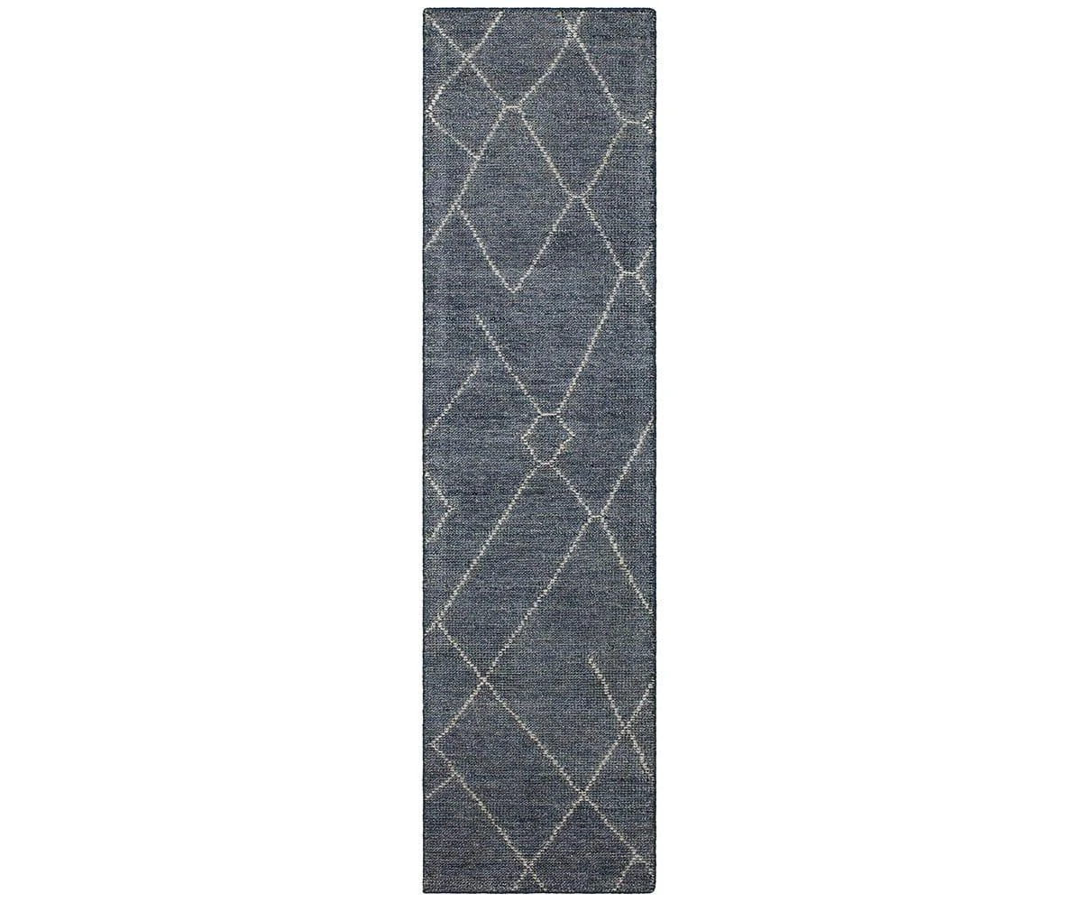 Karastan Tangier Spartel Rug Runner - Blue Steel 3 Karastan Tangier Spartel Rug Runner - Blue Steel