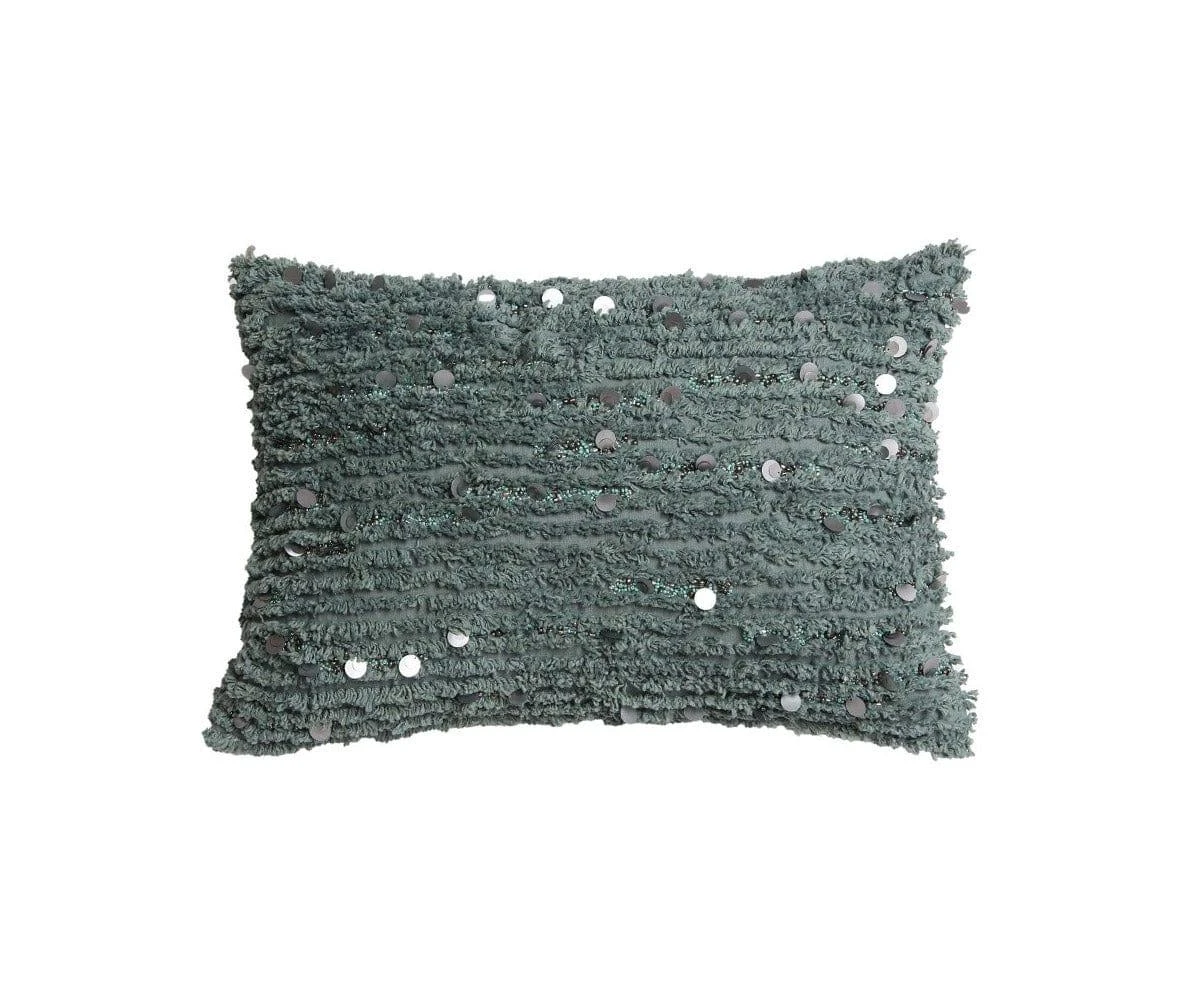 Sequin Lumbar Pillow Cover 3 Sequin Lumbar Pillow Cover
