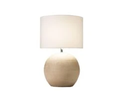 Textured Clay Lamp -Home Decor Fashion Store P11 TexturedClayLampLarge C687RWWJCL 02