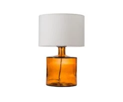 Translucent Glass Lamp - Amber