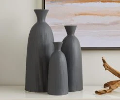 Stolt Ridge Vases - Grey -Home Decor Fashion Store QO5 Stolt Ridge Vase Grey V1 1200X1000 85db71ea 9243 4243 9a88 4fd7caeca202