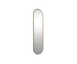 Janelle Oval Mirror -Home Decor Fashion Store S13 Janelle Oval Mirror Brass 02