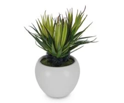 Small Potted Faux Palm