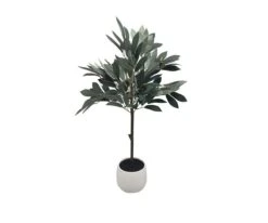 Faux Potted Olive Tree
