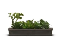 Verdant Faux Succulent Wall Hanging