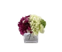 Small Two Tone Faux Flowers