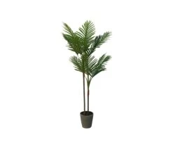 Faux Potted Parlor Palm Floor Plant